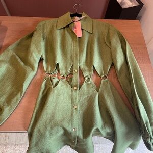 Cult Gaia Bey Dress Palm